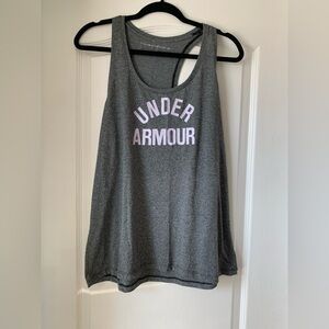 Under Armour athletic tank.  Loose fit ( no tags, but it’s a Large )